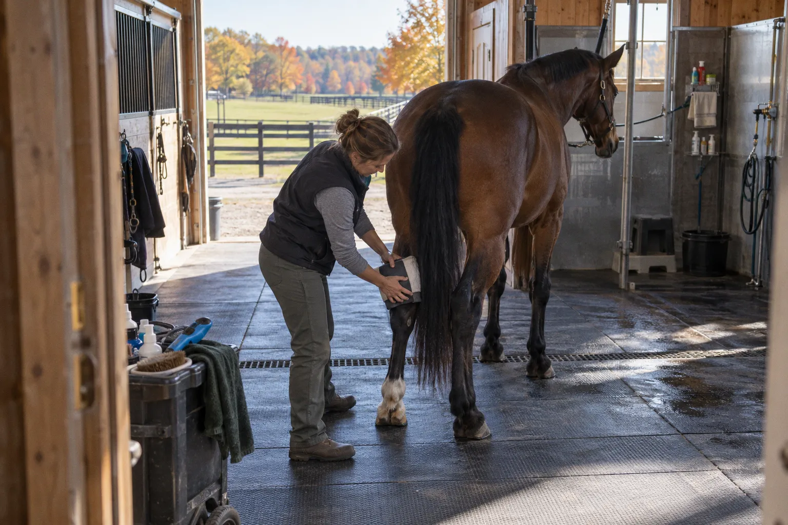 Hindlimb stiffness in horses: why post-ride recovery matters