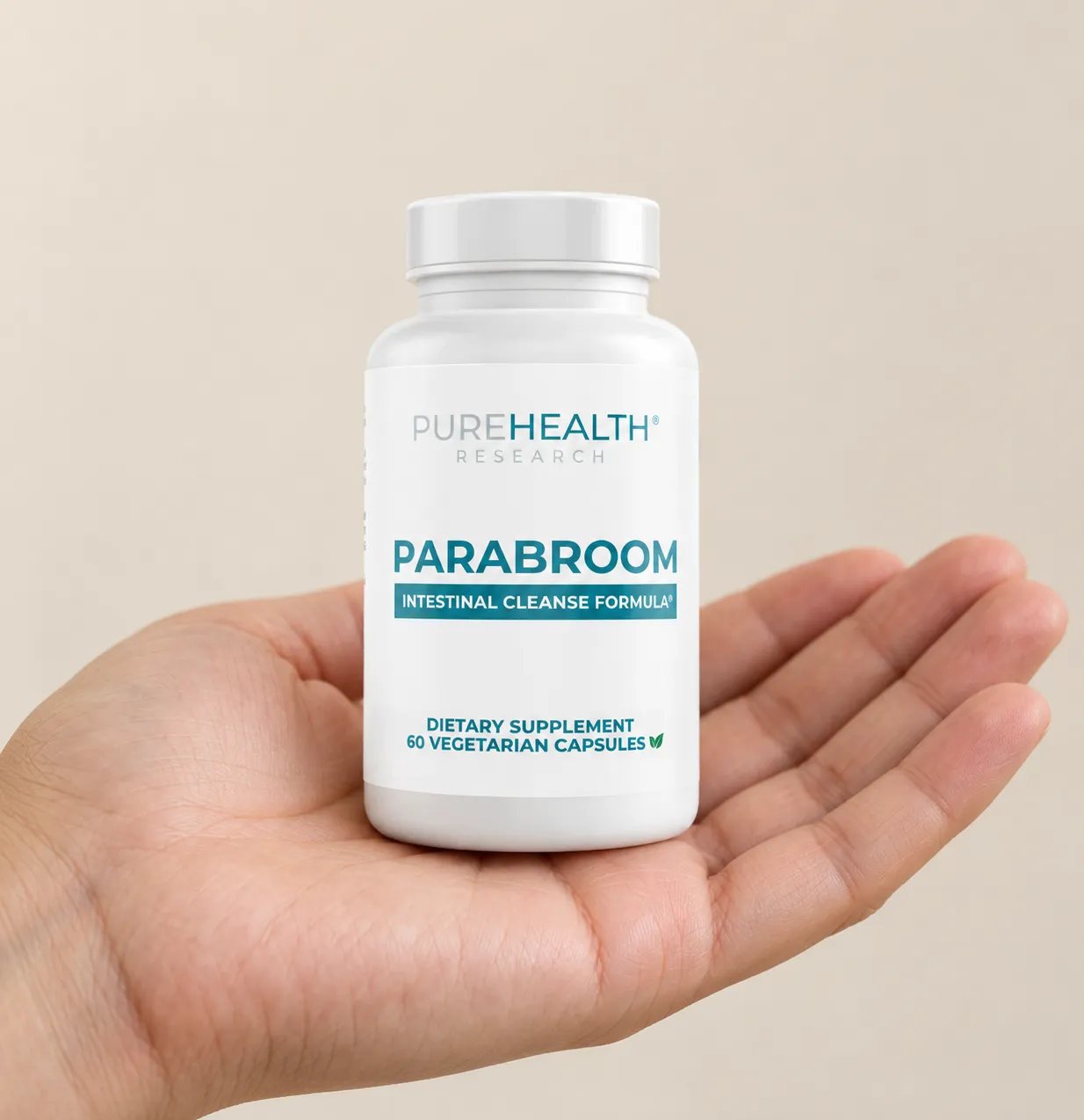 Parabroom WW — the package held in a hand