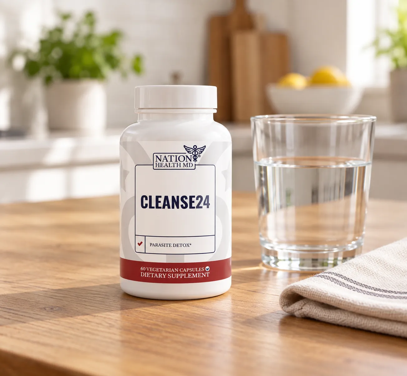 Cleanse 24 — the package in everyday use